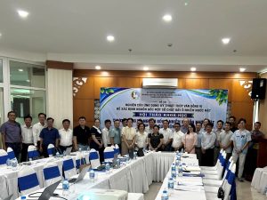 HỘI THẢO KHOA HỌC “THỰC TRẠNG VÀ NGUỒN GỐC Ô NHIỄM NGUỒN NƯỚC MẶT KHU VỰC CỬA SÔNG HẬU”